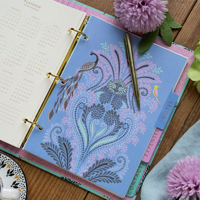 Portico Designs - Sara Miller: Ostrich and Palm Trees Organizer Planner