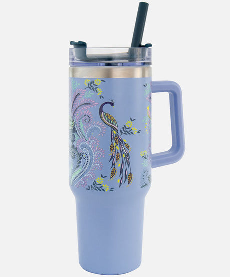 Portico Designs - Sara Miller: Savannah 115ML Flask with Straw