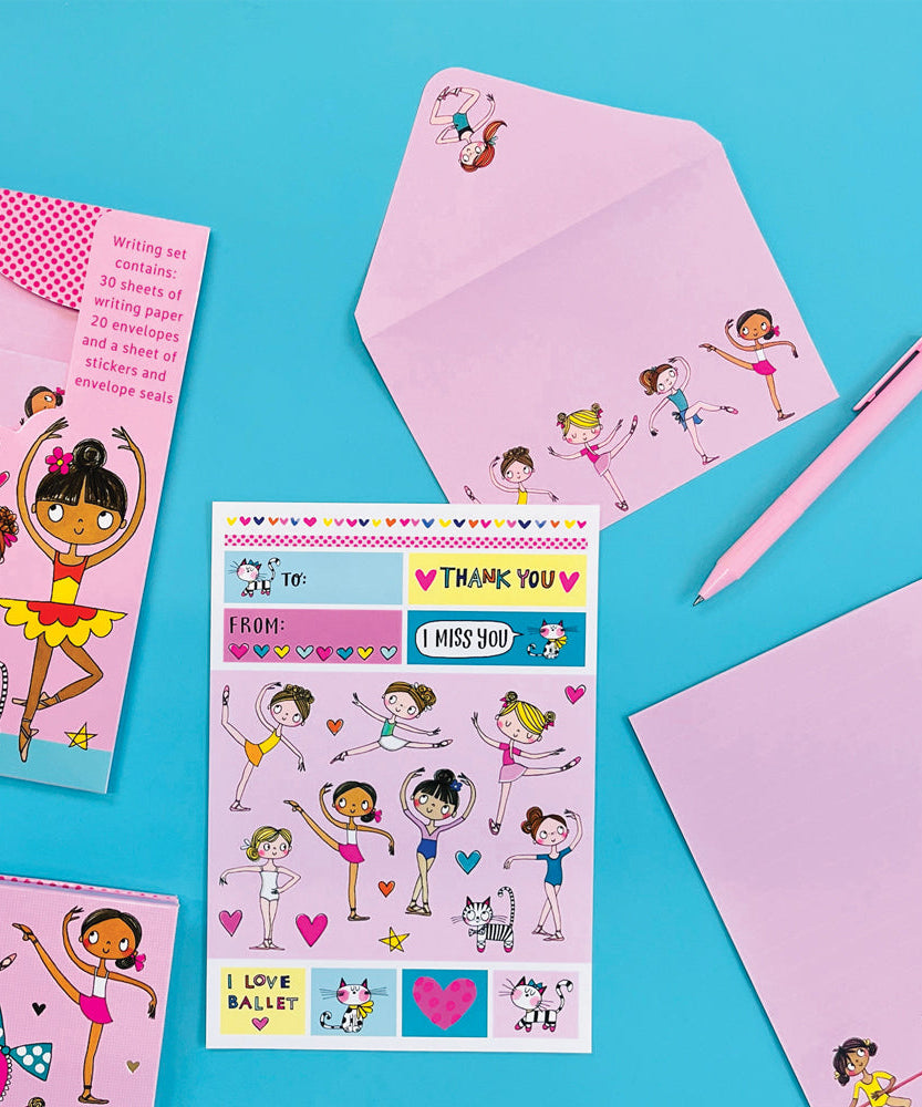 Rachel Ellen - Ballerina Letter Writing Set