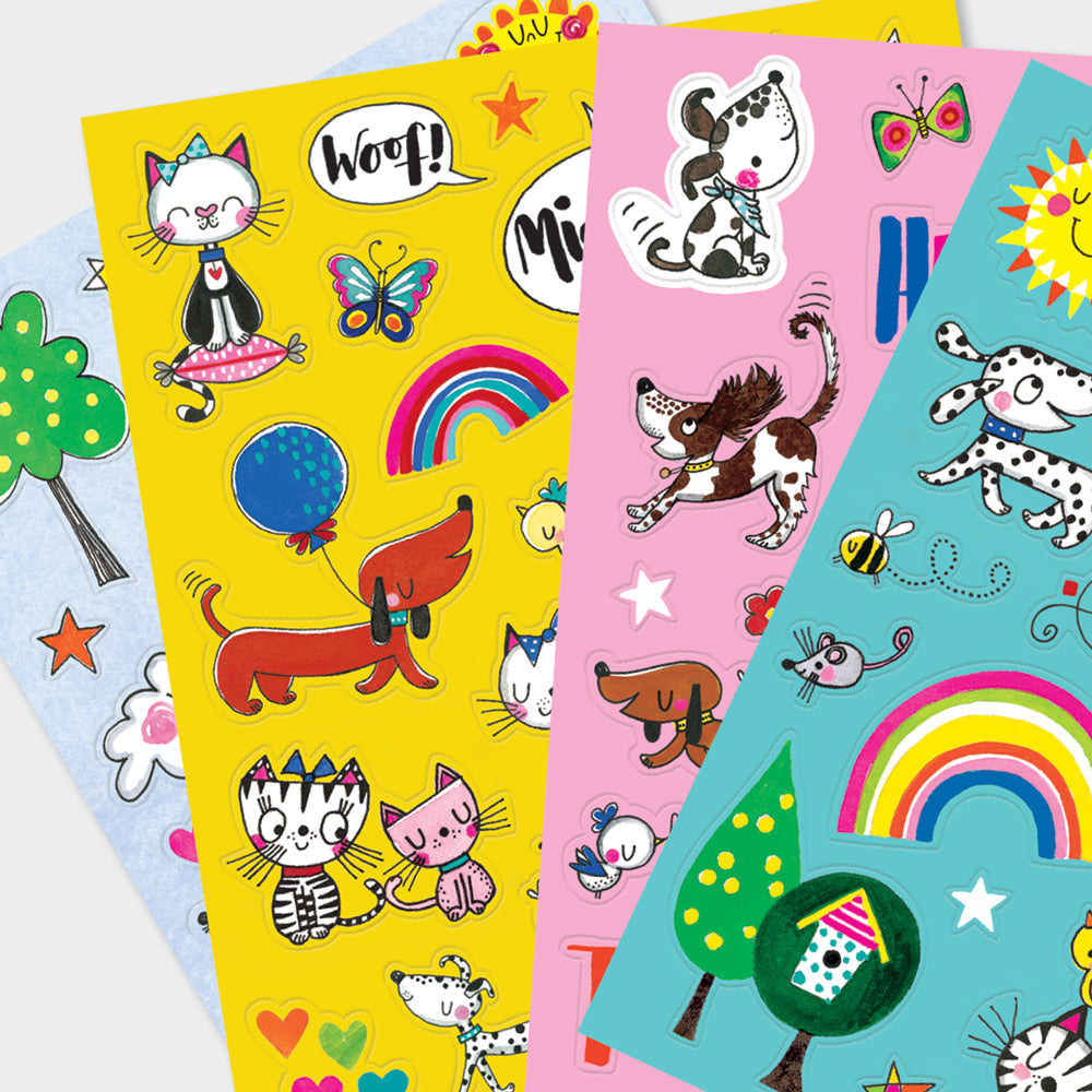 Rachel Ellen - Cats & Dogs Sticker Sticker Books