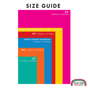 Rachel Ellen - Flamingo Shaped Wire-bound Notebook