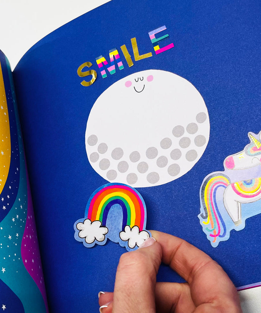 Rachel Ellen - Moondance Sticker Scene Coloring and Activity Book