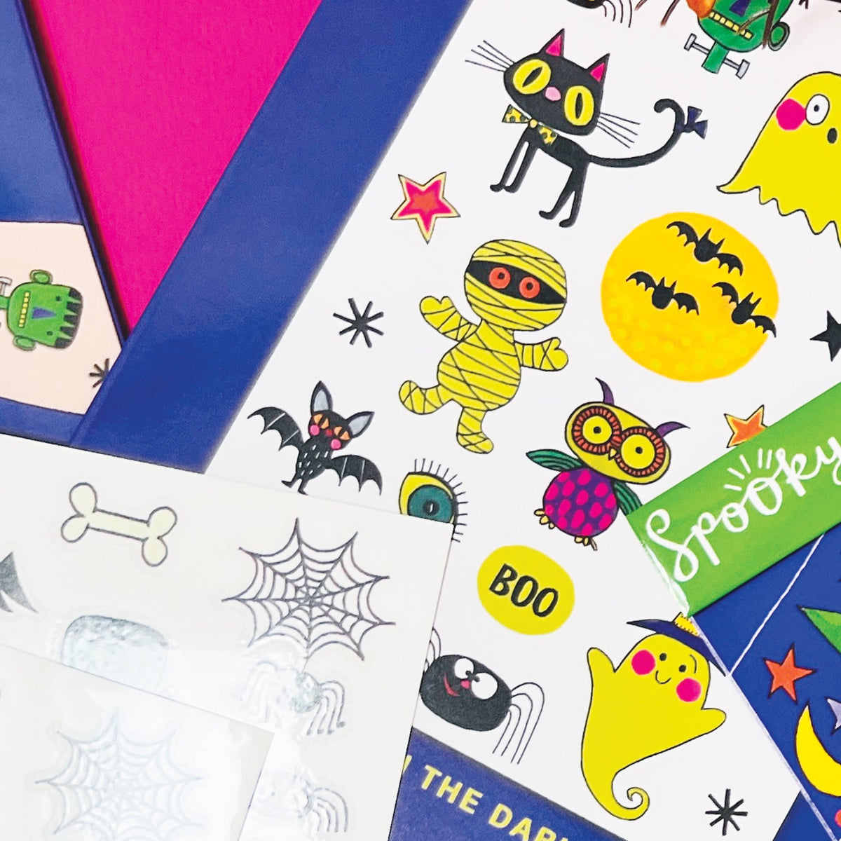 Rachel Ellen - Spooky Halloween Kids Temporary Tattoos