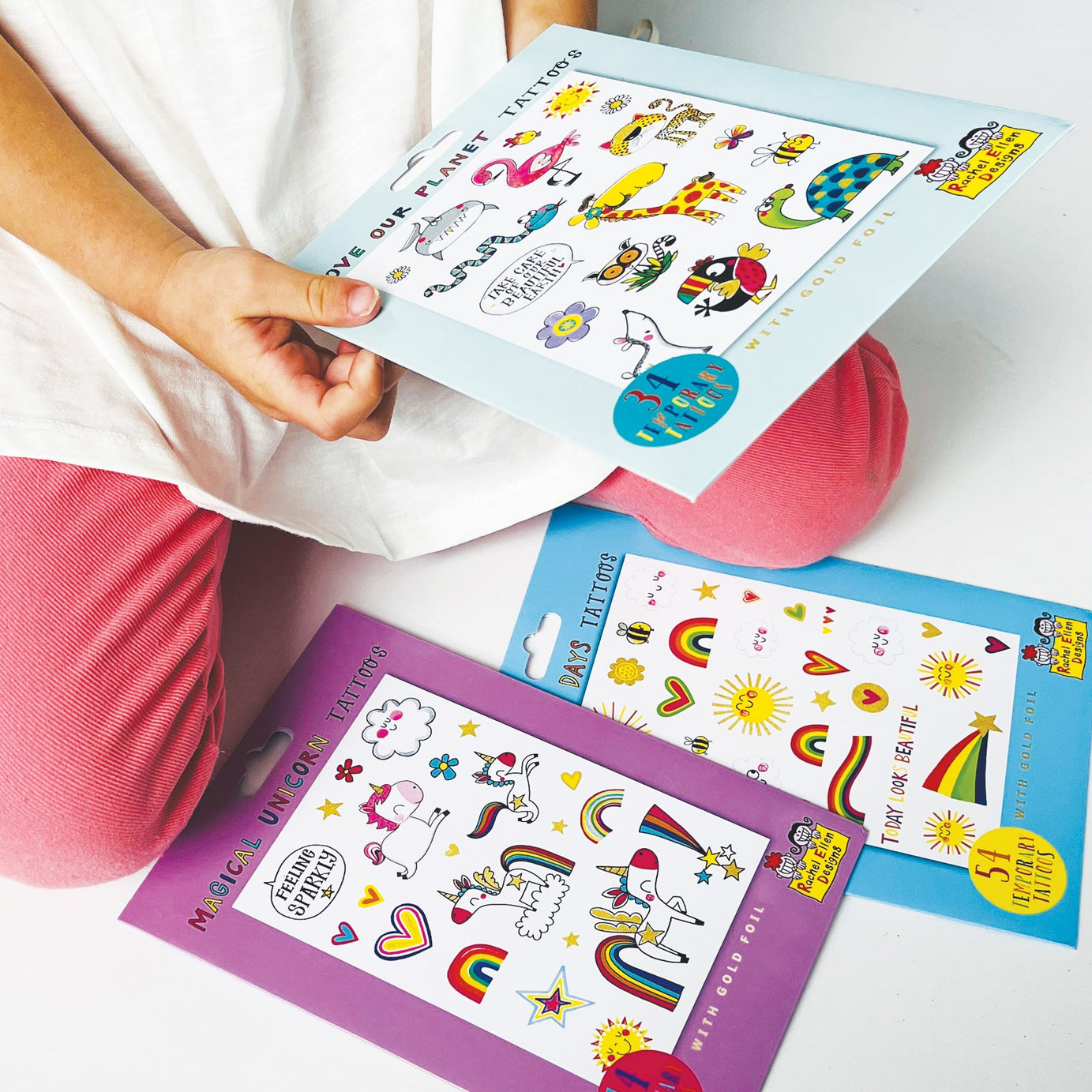 Rachel Ellen - Sunny Days Children's Temporary Tattoos