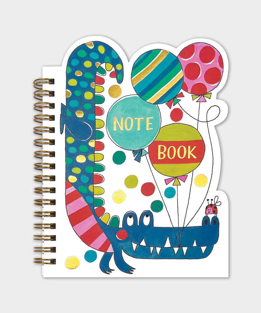 Rachel Ellen - Crocodile Shaped Wire Bound Notebook