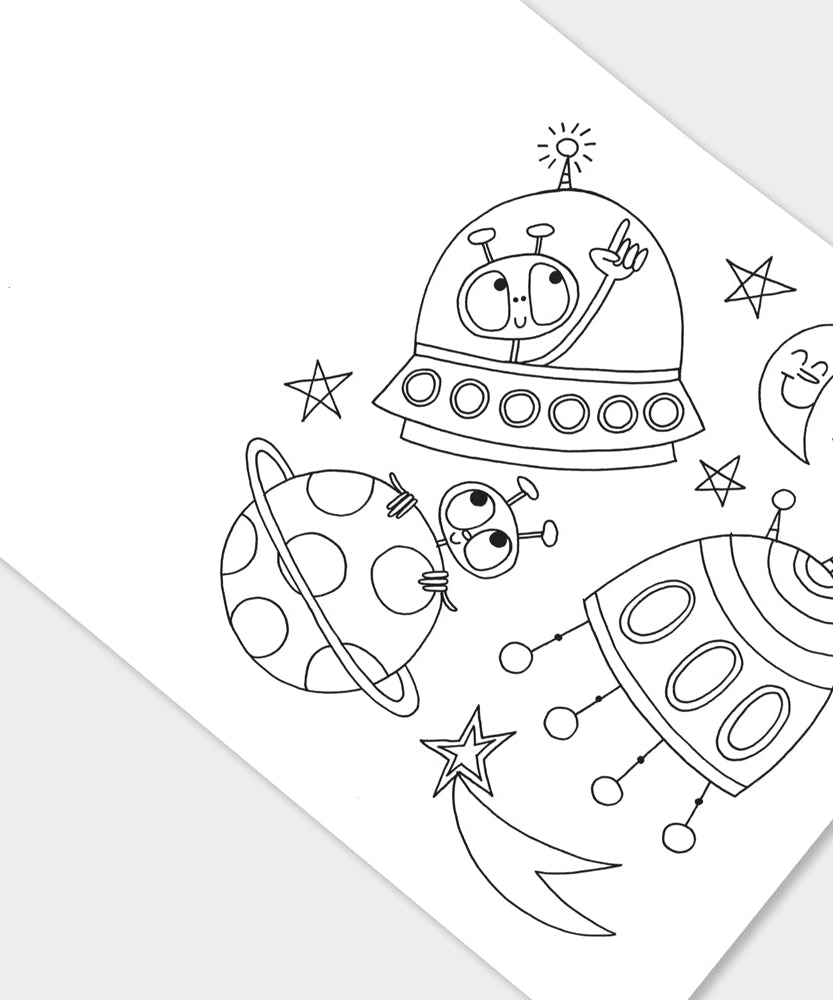 Rachel Ellen - To The Moon Coloring Book