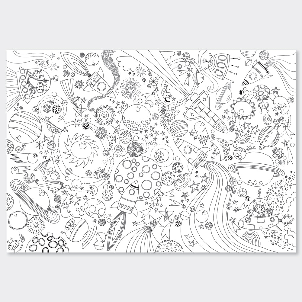 Rachel Ellen - To The Moon Dev Coloring Posters