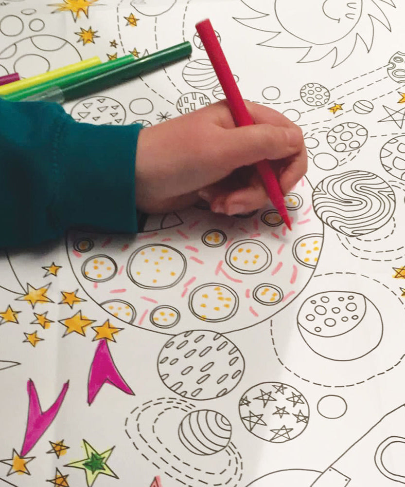 Rachel Ellen - To The Moon Dev Coloring Posters