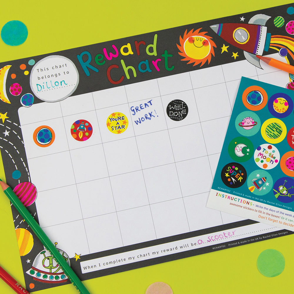 Rachel Ellen - To The Moon Reward Chart