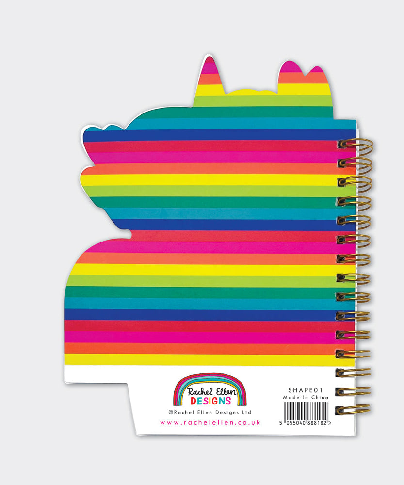 Rachel Ellen - Unicorn Shaped Wire Bound Notebook