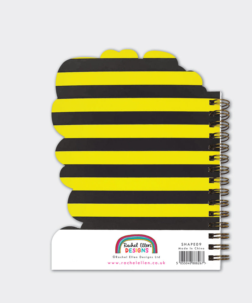 Rachel Ellen - Buzzing Bee Shaped Wire Bound Notebook