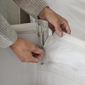 Shnuggle Air Lite Bedside Crib Bundle - Taupe-Bedside Cribs-Taupe- | Natural Baby Shower