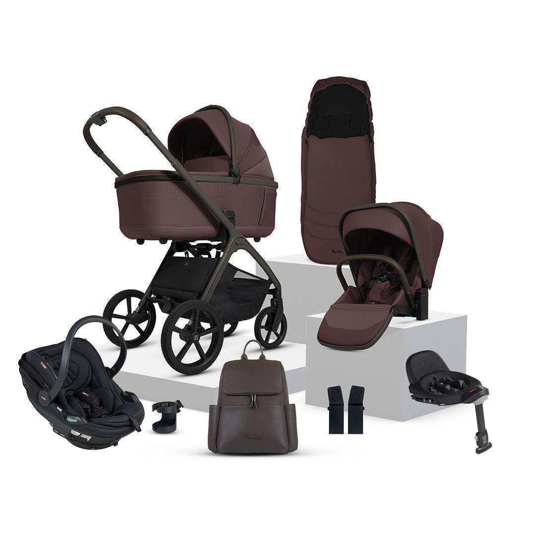 Silver Cross Cove + Go Beyond 2 Travel System-Travel Systems-Damson- | Natural Baby Shower