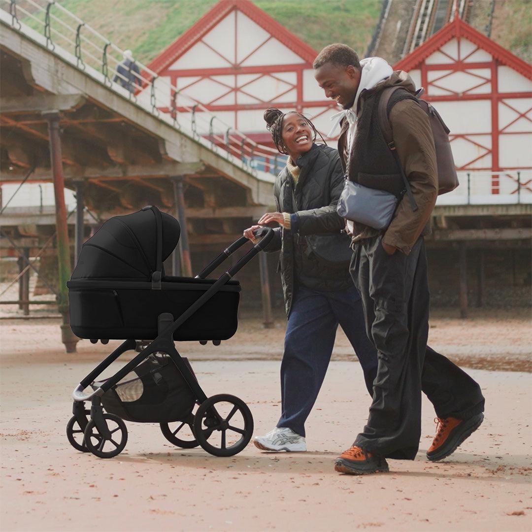 Silver Cross Cove + Go Beyond 2 Travel System-Travel Systems-Champagne- | Natural Baby Shower