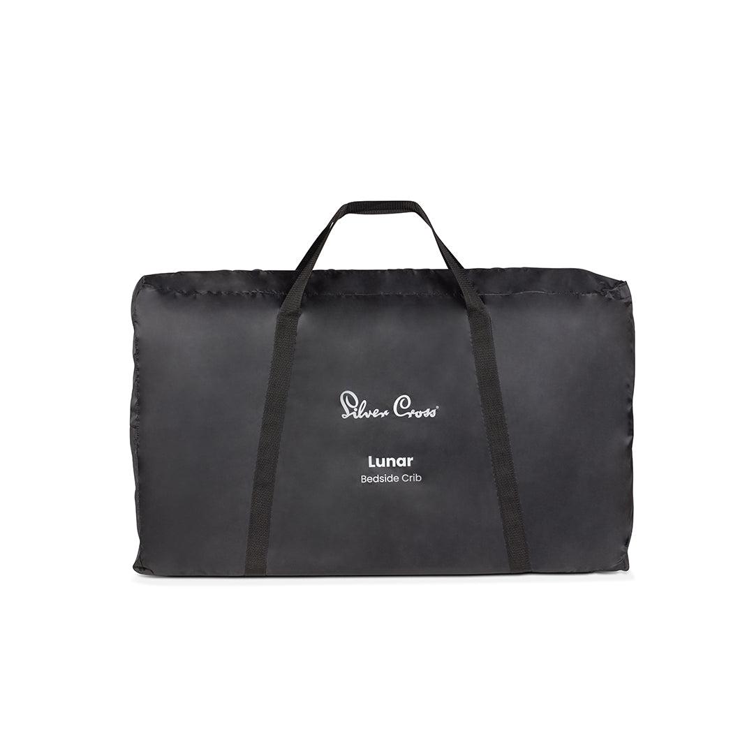 Silver Cross Lunar Bedside Crib - Oatmeal-Bedside Cribs-Oatmeal- | Natural Baby Shower