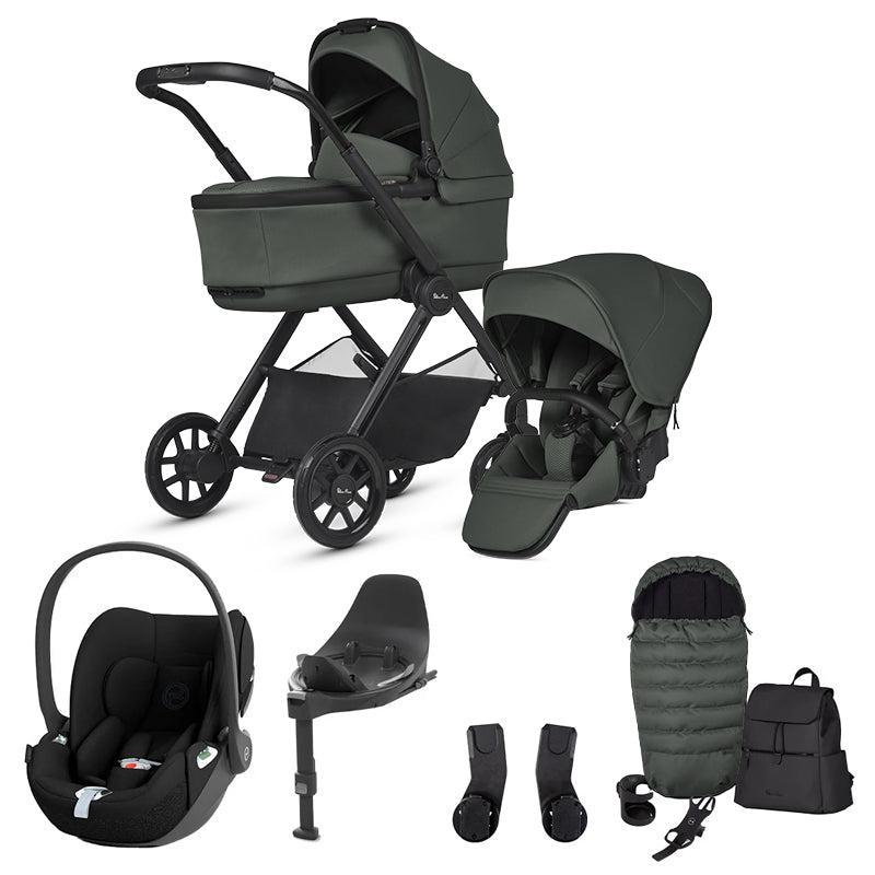 Silver Cross Reef 2 + Cloud T Travel System-Travel Systems-Pewter- | Natural Baby Shower