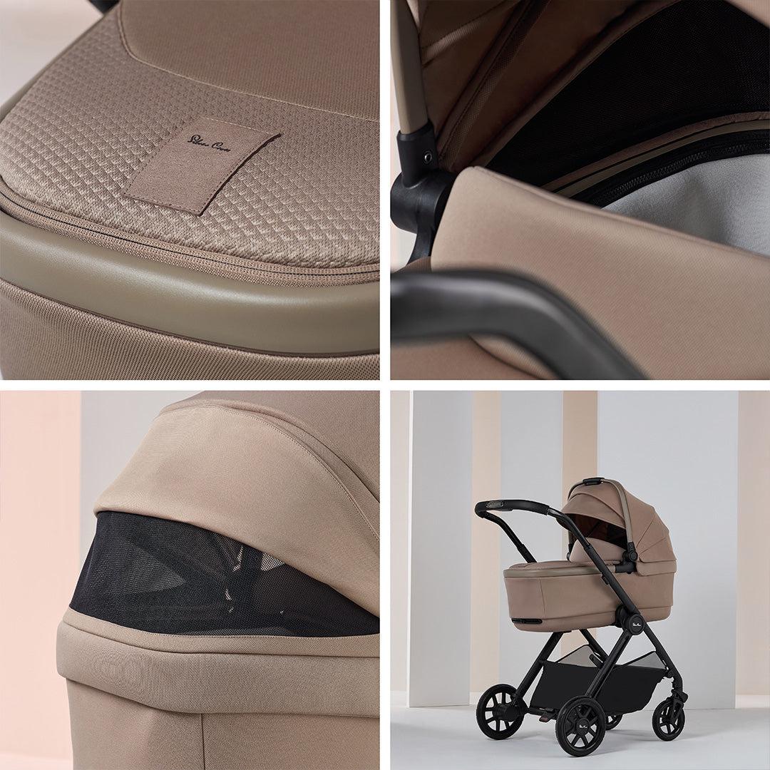 Silver Cross Reef 2 Pushchair + Pebble 360 Pro Travel System - Mocha-Travel Systems-Mocha-With Accessory Box | Natural Baby Shower