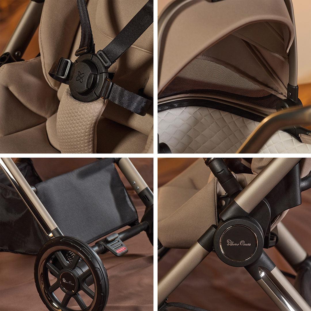 Silver Cross Reef 2 SPECIAL EDITION Pushchair + Cloud T Travel System - Frappe-Travel Systems-Frappe- | Natural Baby Shower