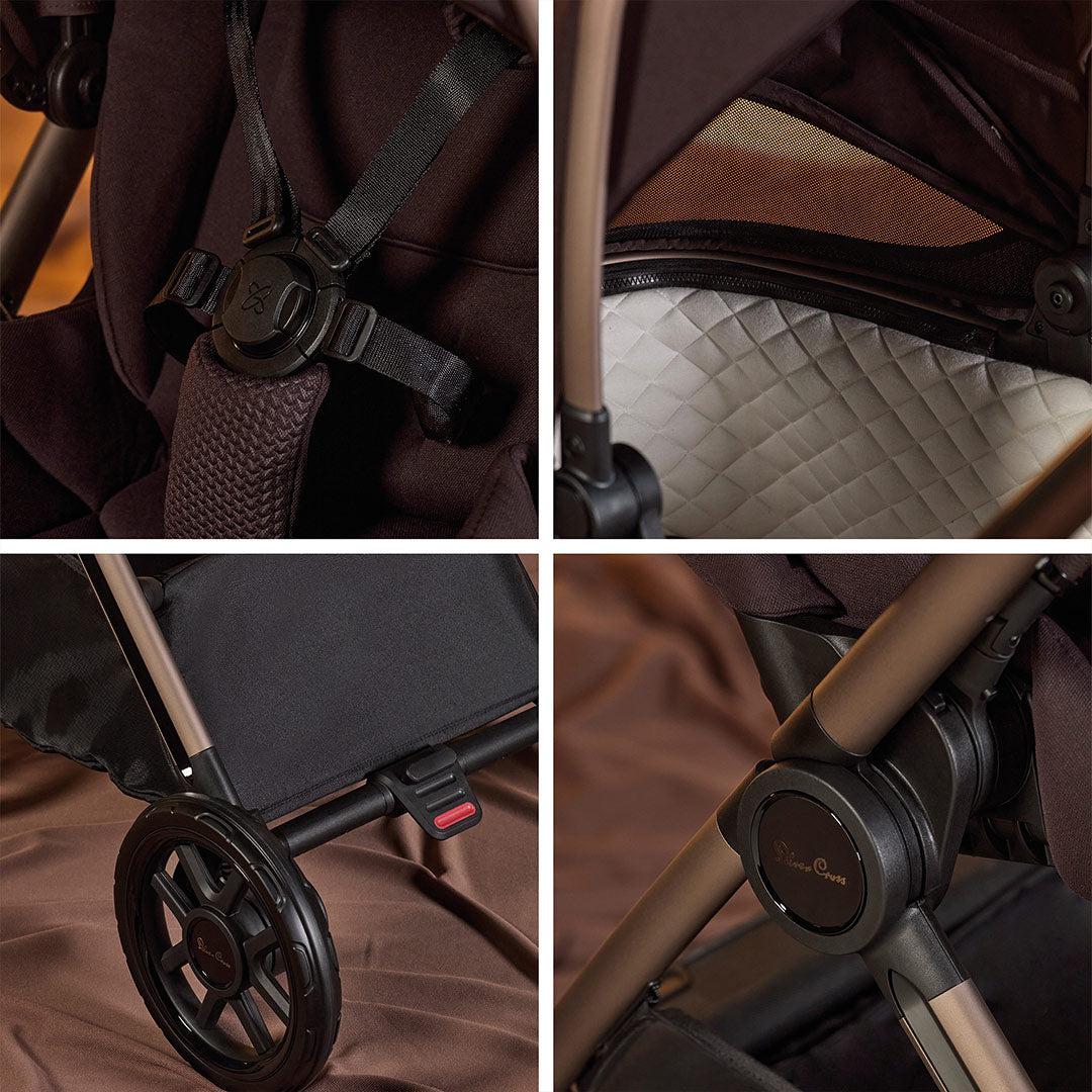 Silver Cross Reef 2 SPECIAL EDITION Pushchair + Pebble 360 Pro Travel System - Ganache-Travel Systems-Ganache- | Natural Baby Shower