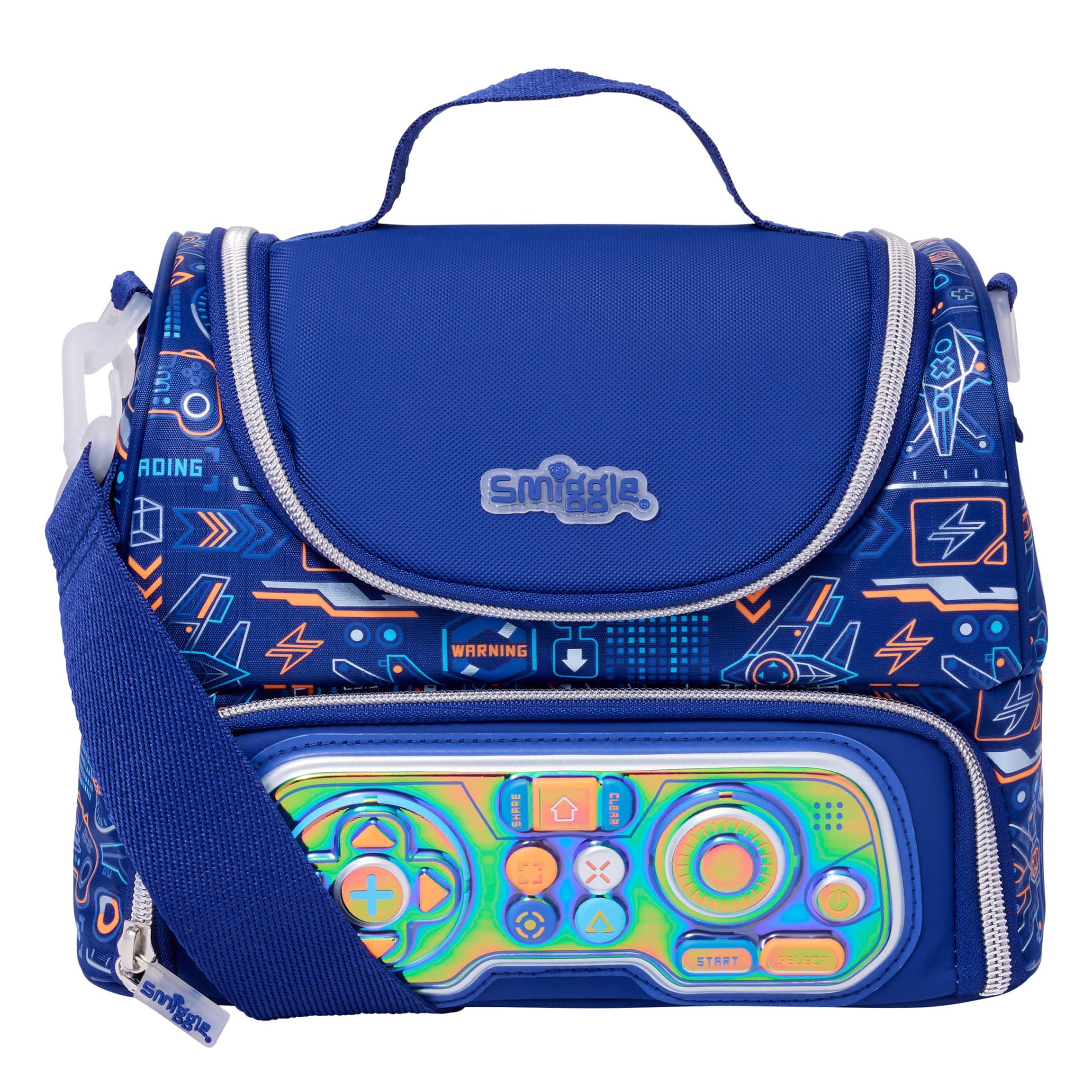 Smiggle - Beta Double Layered Lunch Bag with Strap