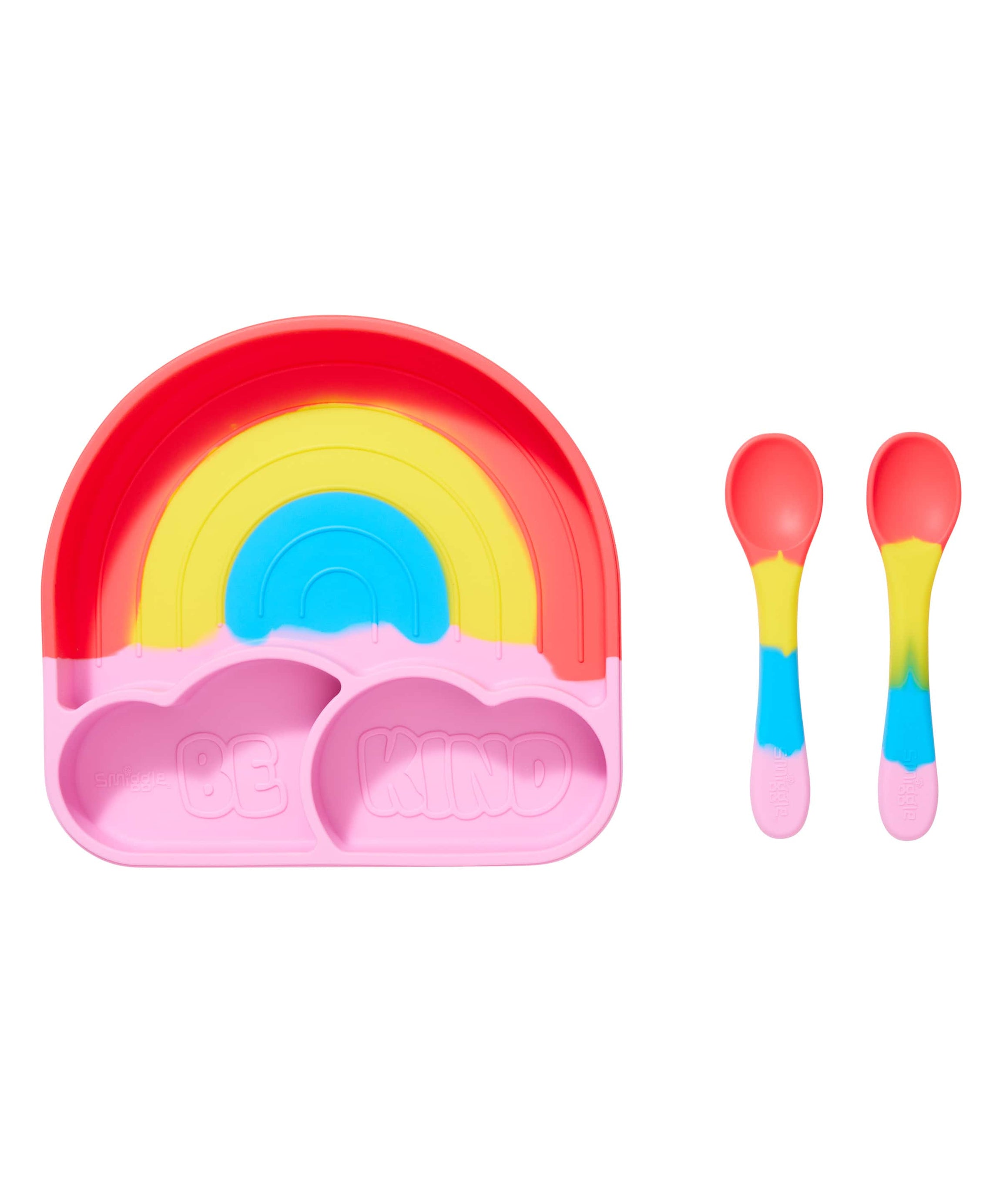 Smiggle - Big Dream Silicone Dinner Plate Set