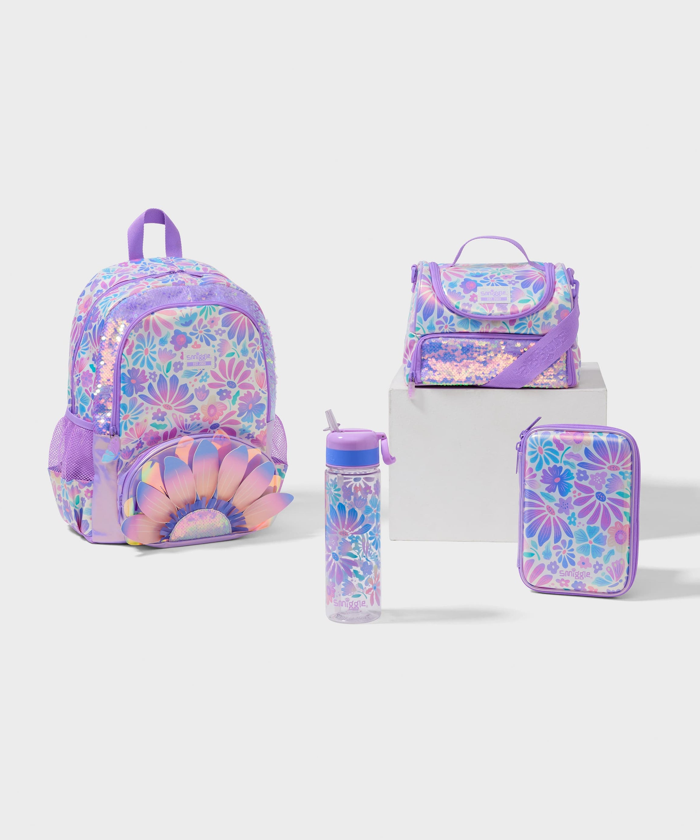 Smiggle - Bloom 4 Piece School Bag Set