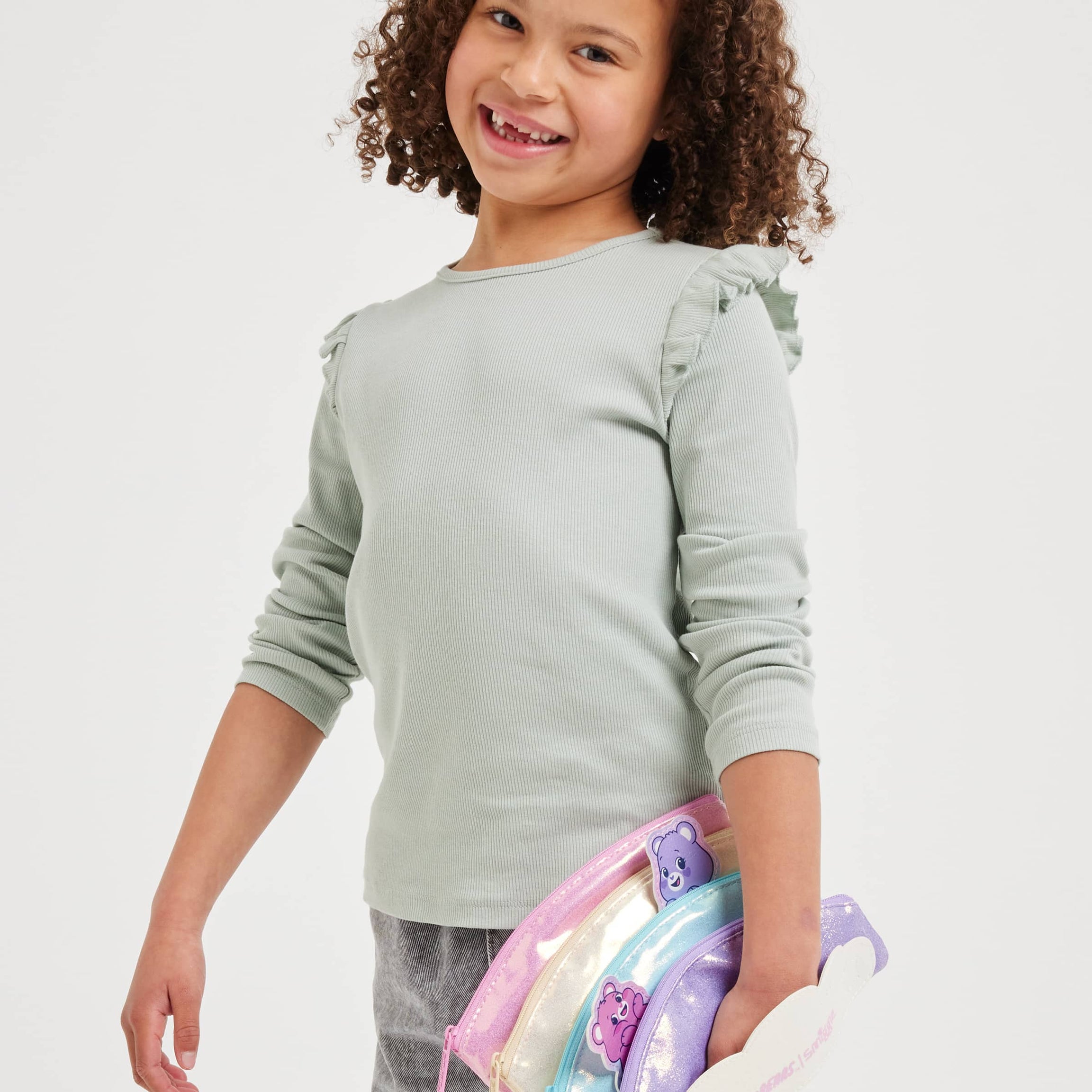 Smiggle - Care Bears Multi-Pocket Pencil Case