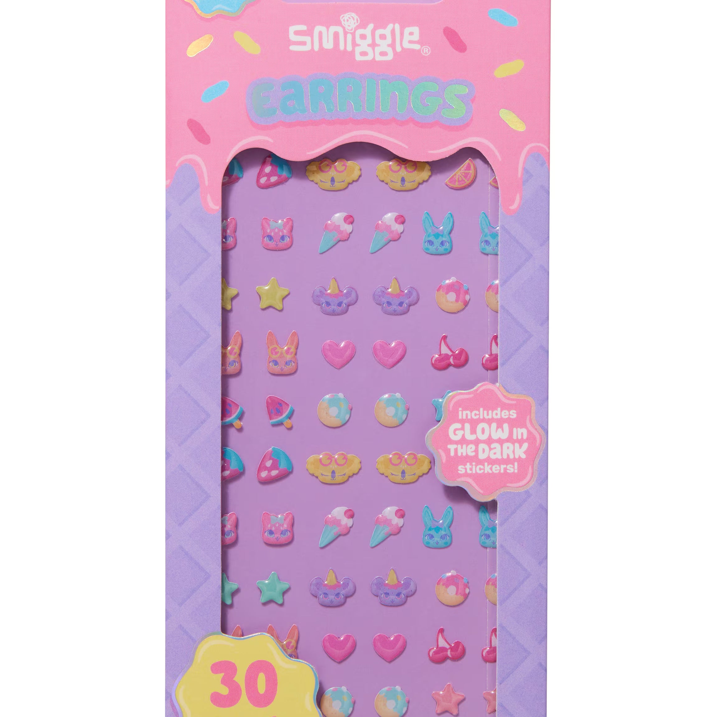 Smiggle - Çocuk Tırnak Sticker - Dinossi