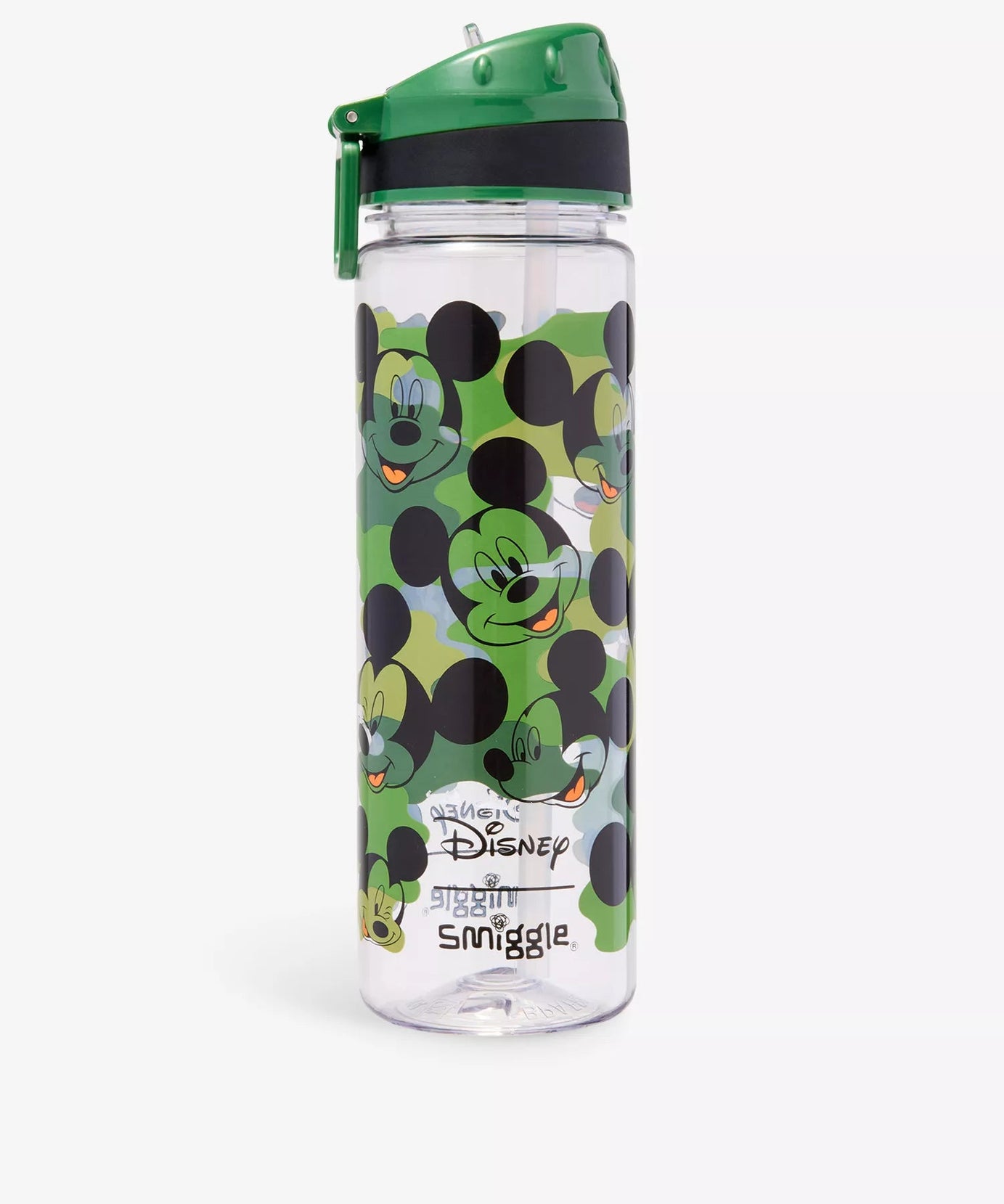 Smiggle - Disney Mickey 650ML Straw BPA-Free Water Bottle