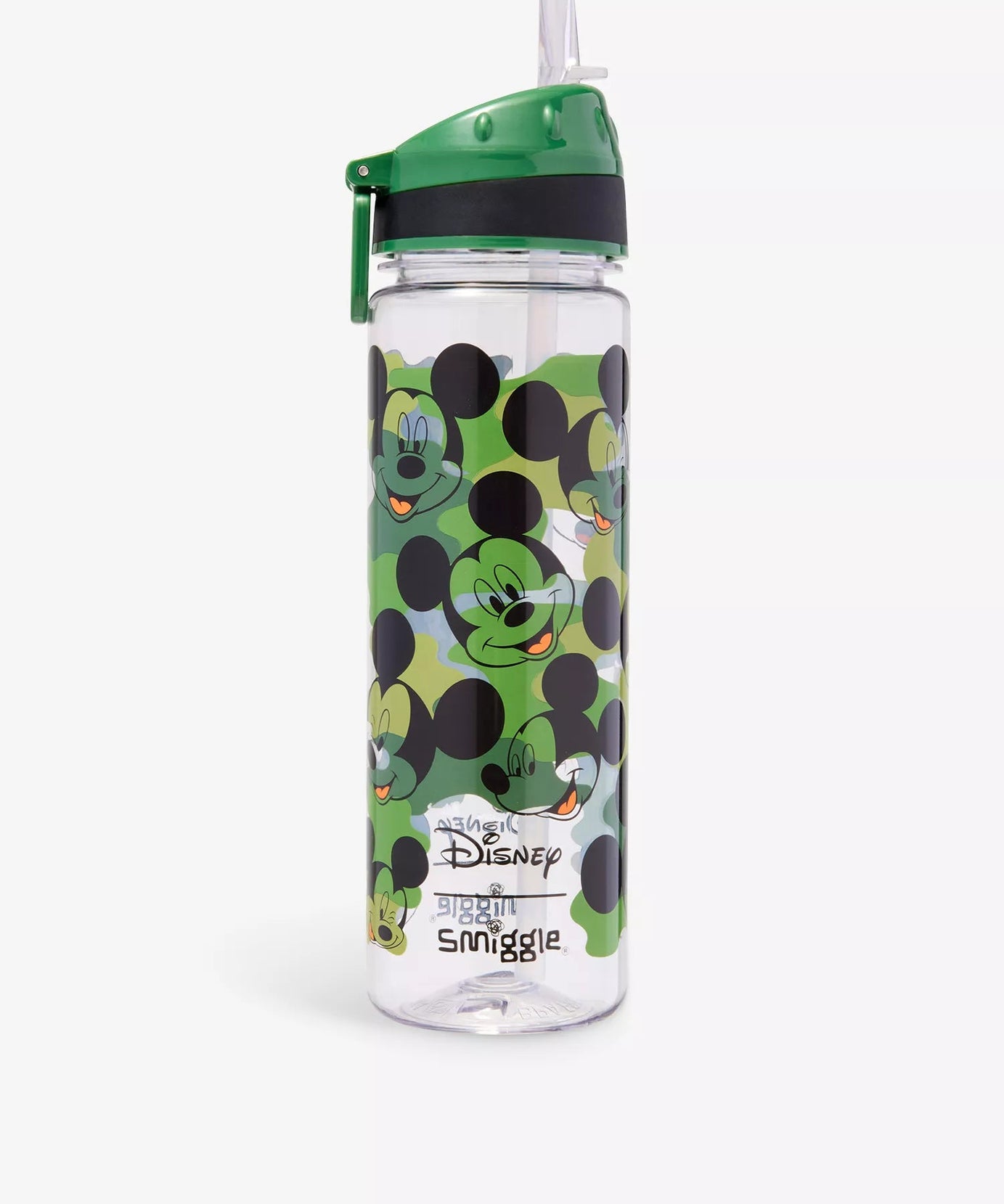 Smiggle - Disney Mickey 650ML Straw BPA-Free Water Bottle
