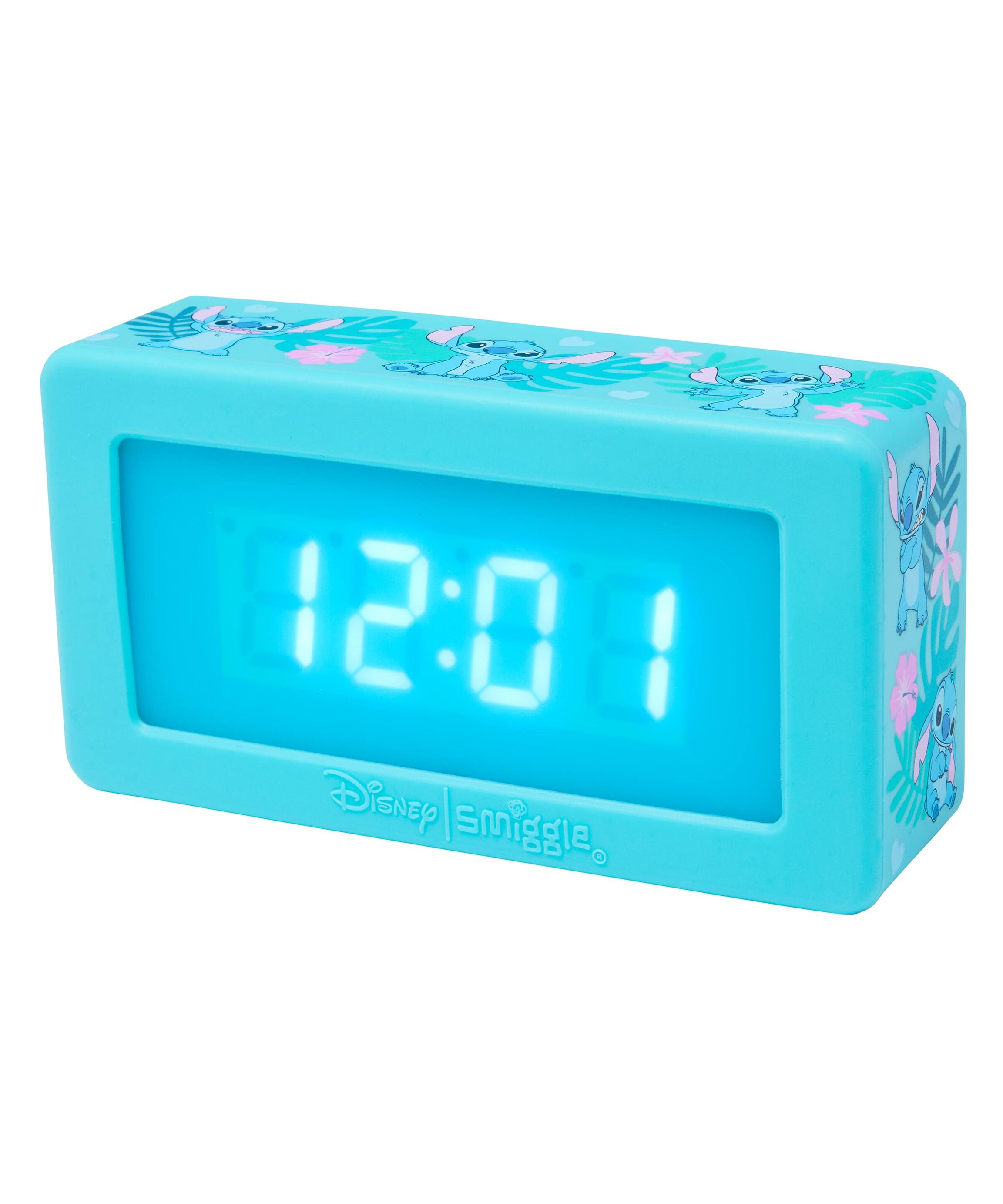 Smiggle - Disney Stitch Voice Activated Digital Desk Clock
