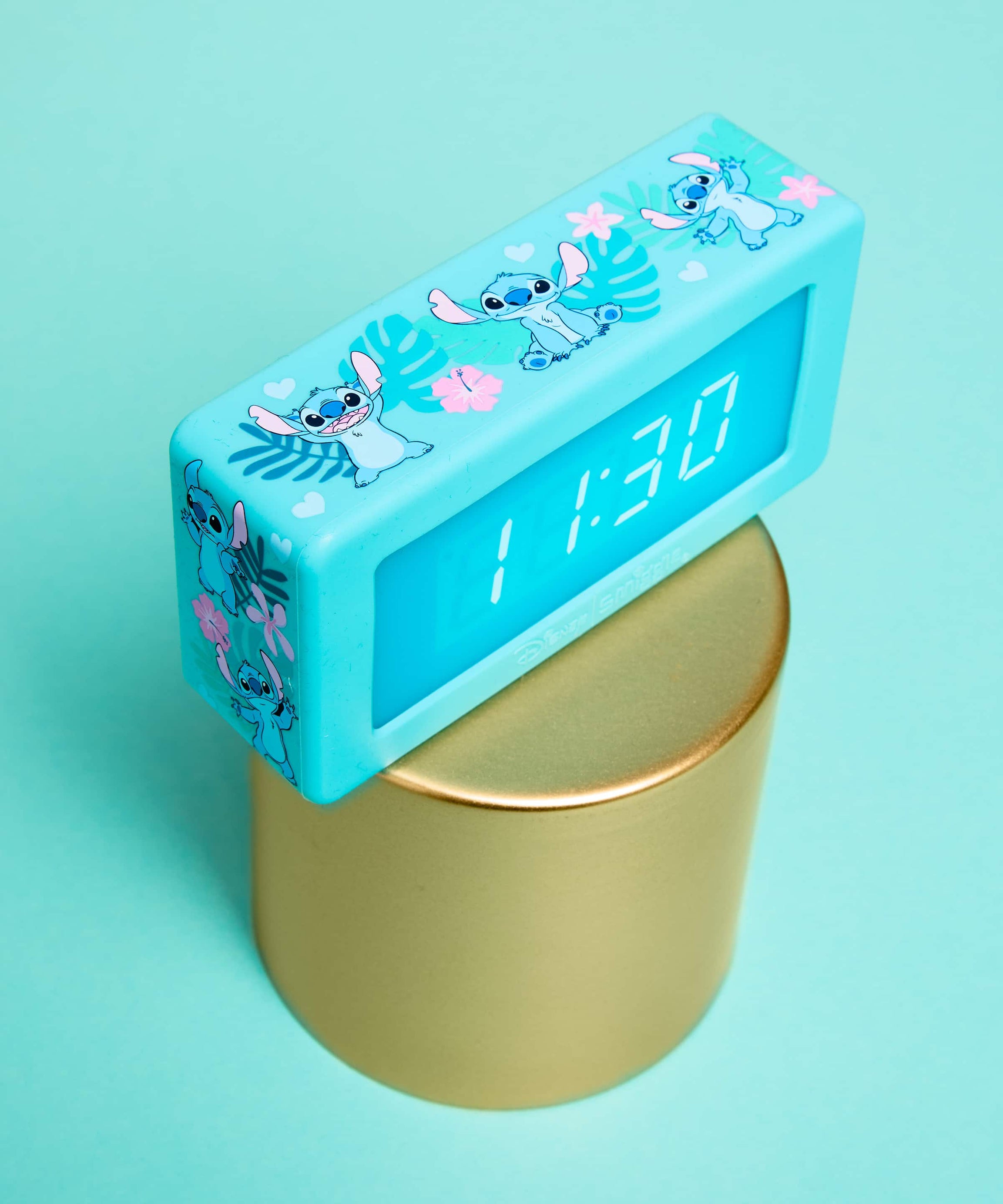 Smiggle - Disney Stitch Voice Activated Digital Desk Clock