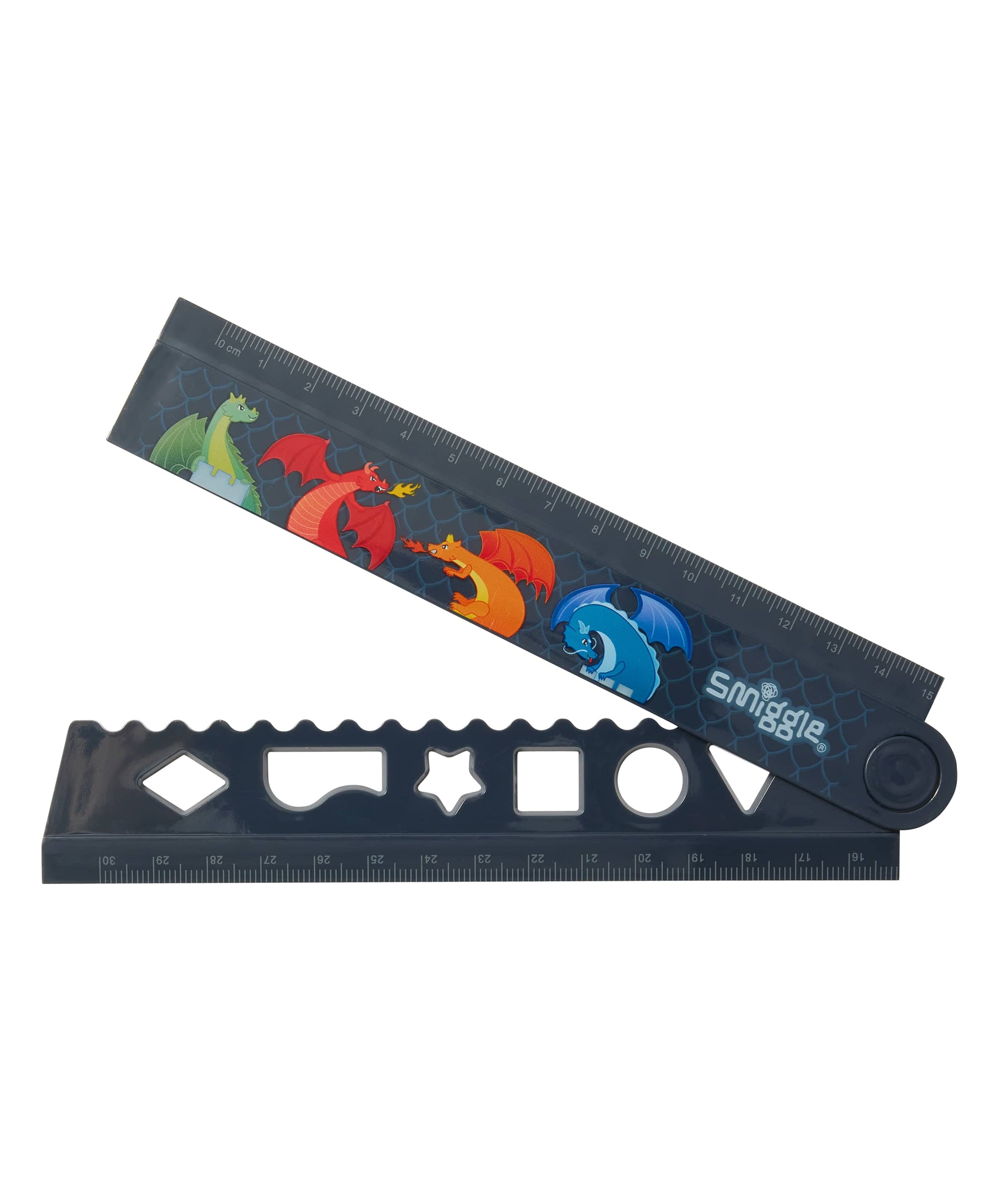 Smiggle - Dragon Trails Foldable Ruler