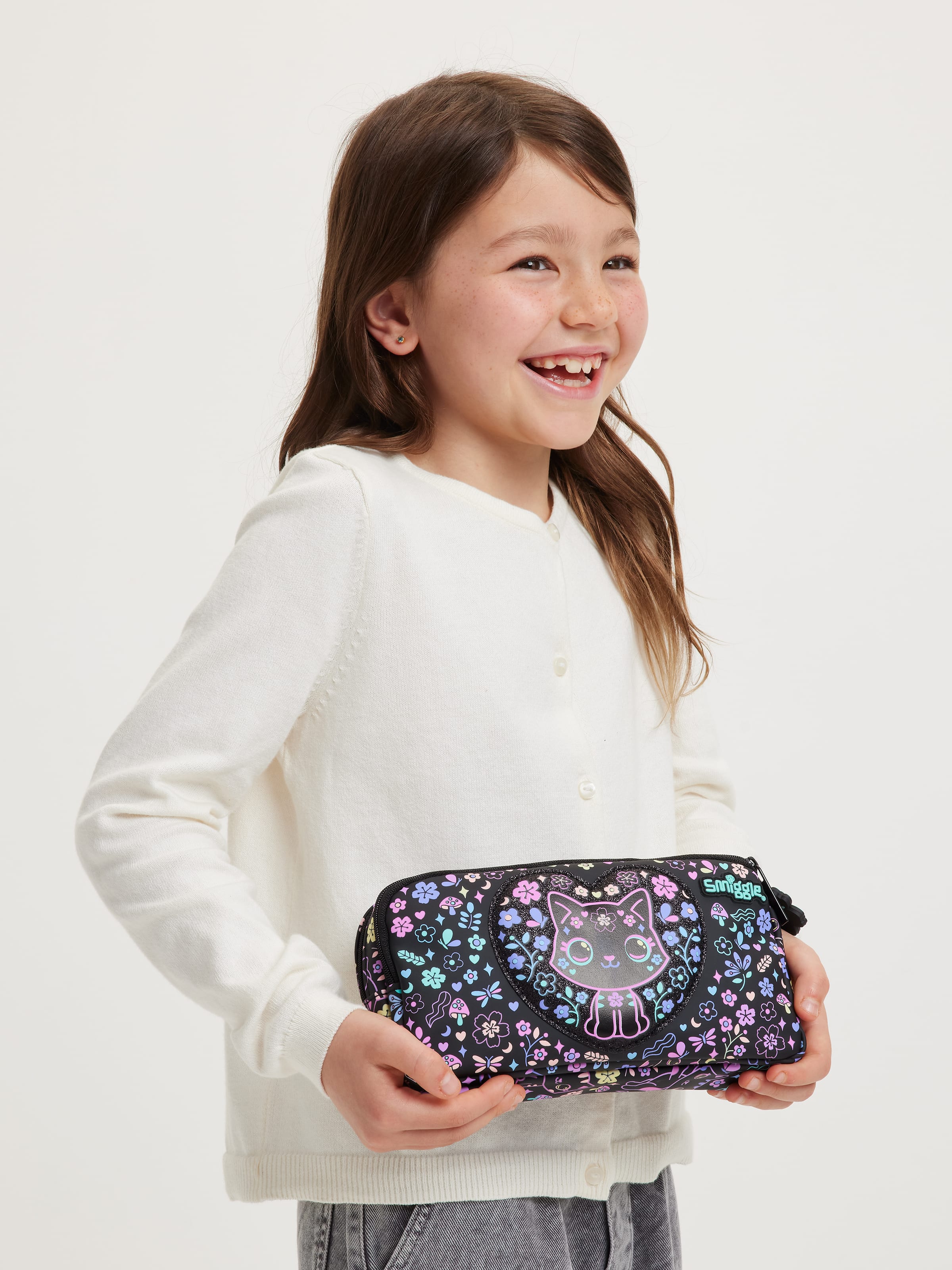 Smiggle - Eclipse Double Compartment Pencil Case