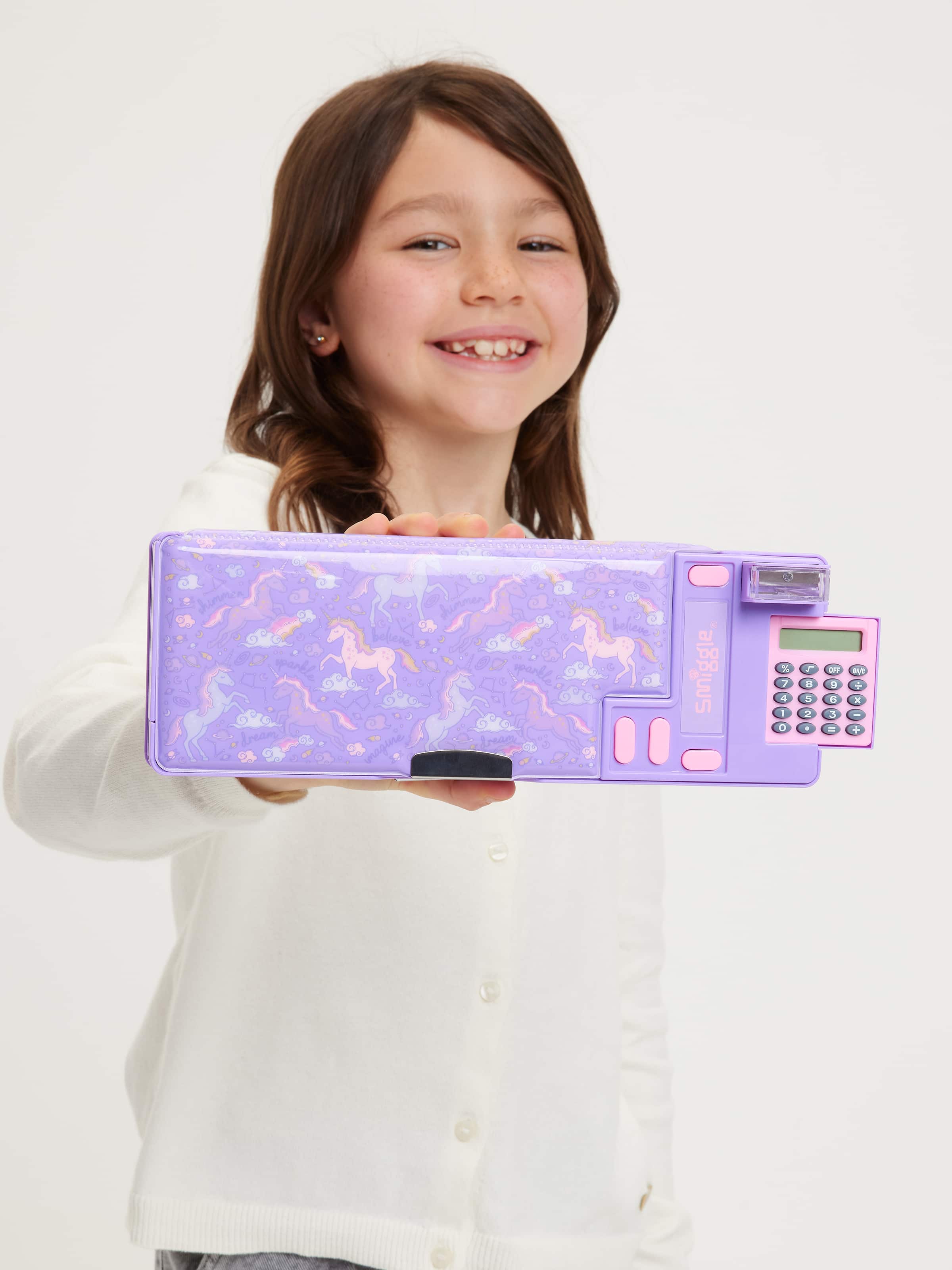 Smiggle - Eclipse Calculator Hardtop Pencil Case