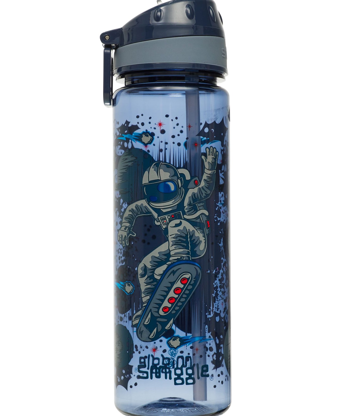 Smiggle - Epic 650ML BPA-Free Water Bottle with Straw