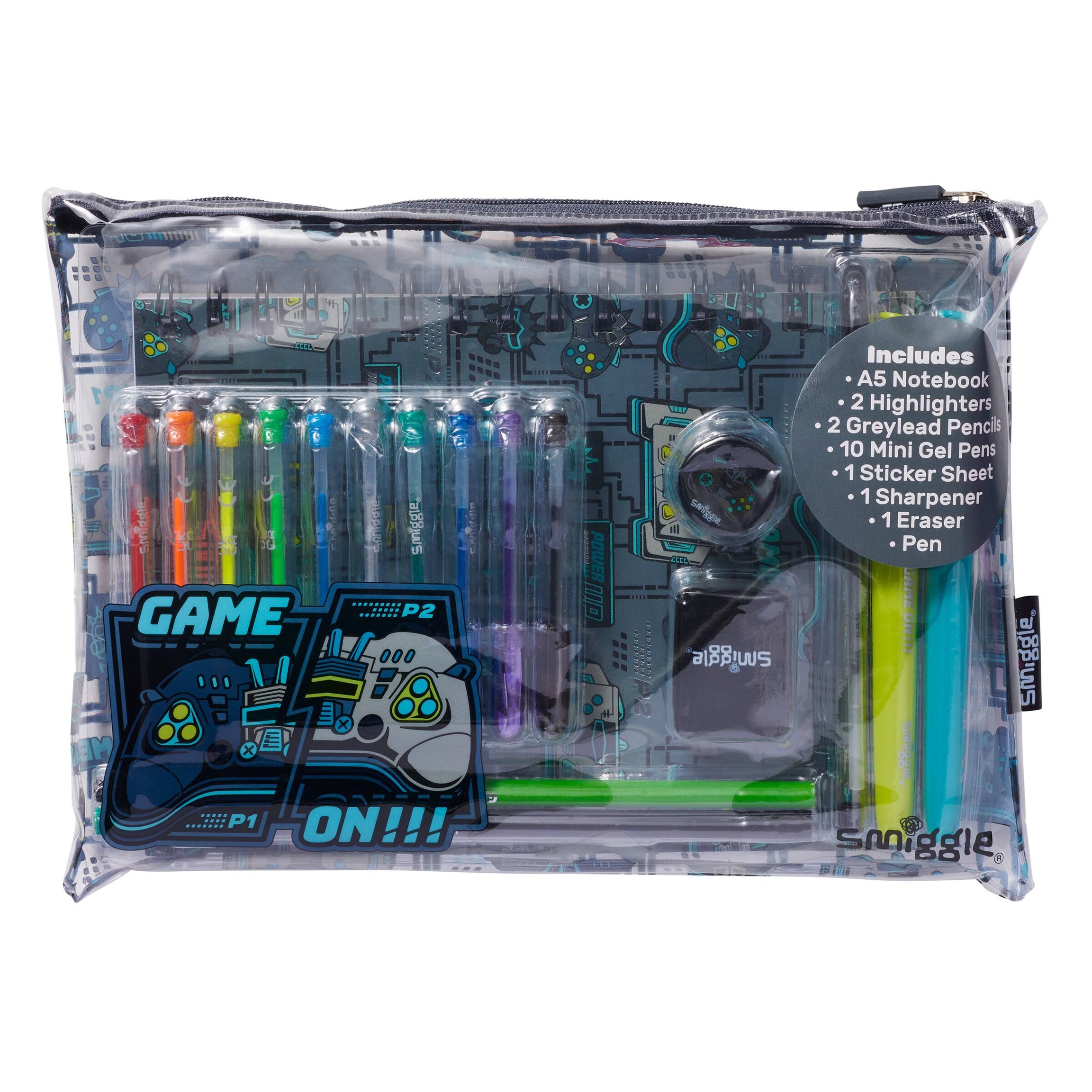Smiggle - Epic Adventures A5 Essentials Stationery Set
