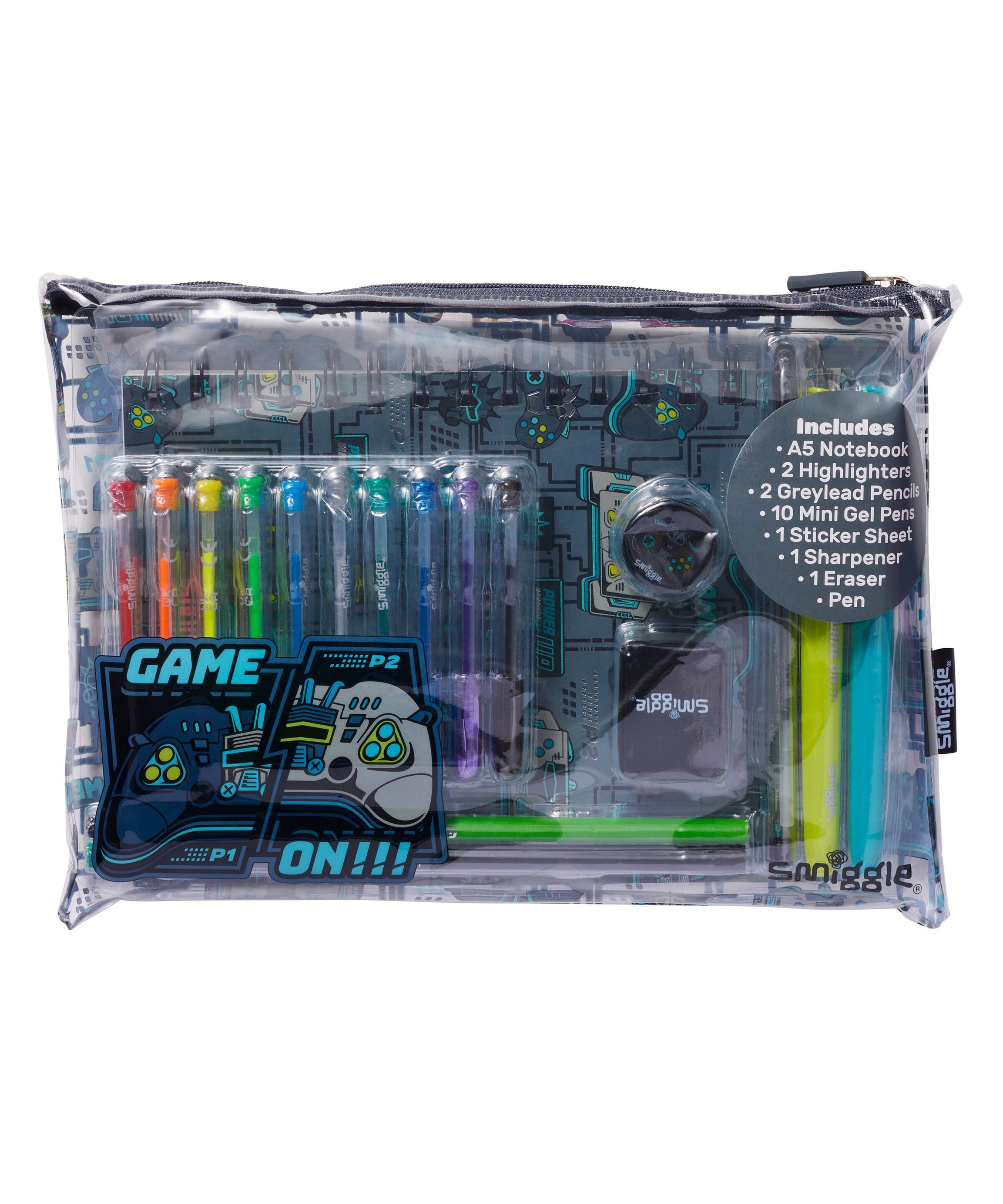 Smiggle - Epic Adventures A5 Essentials Stationery Set