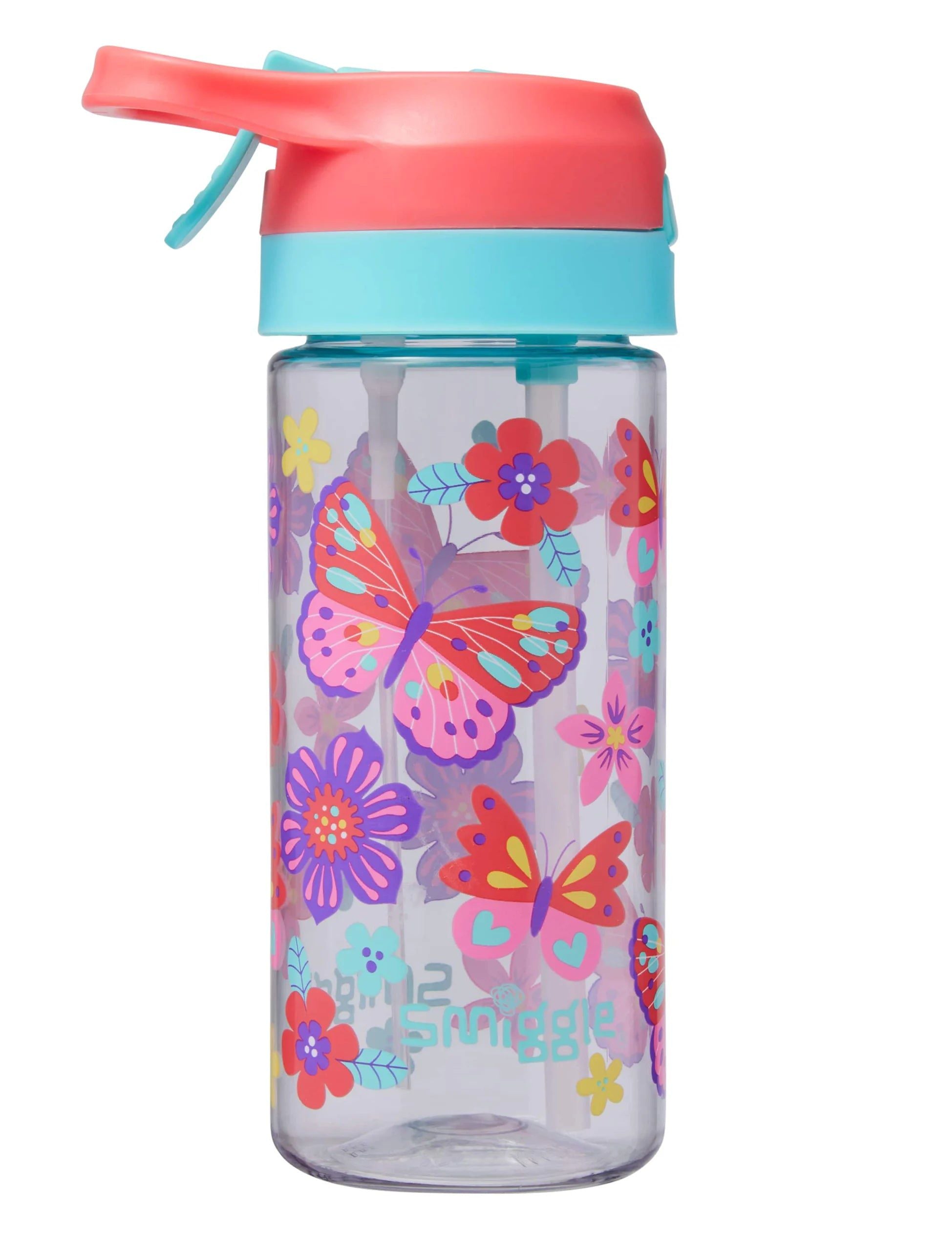 Smiggle - Hali Junior Water Spray Automatic Straw 440ML Water Bottle