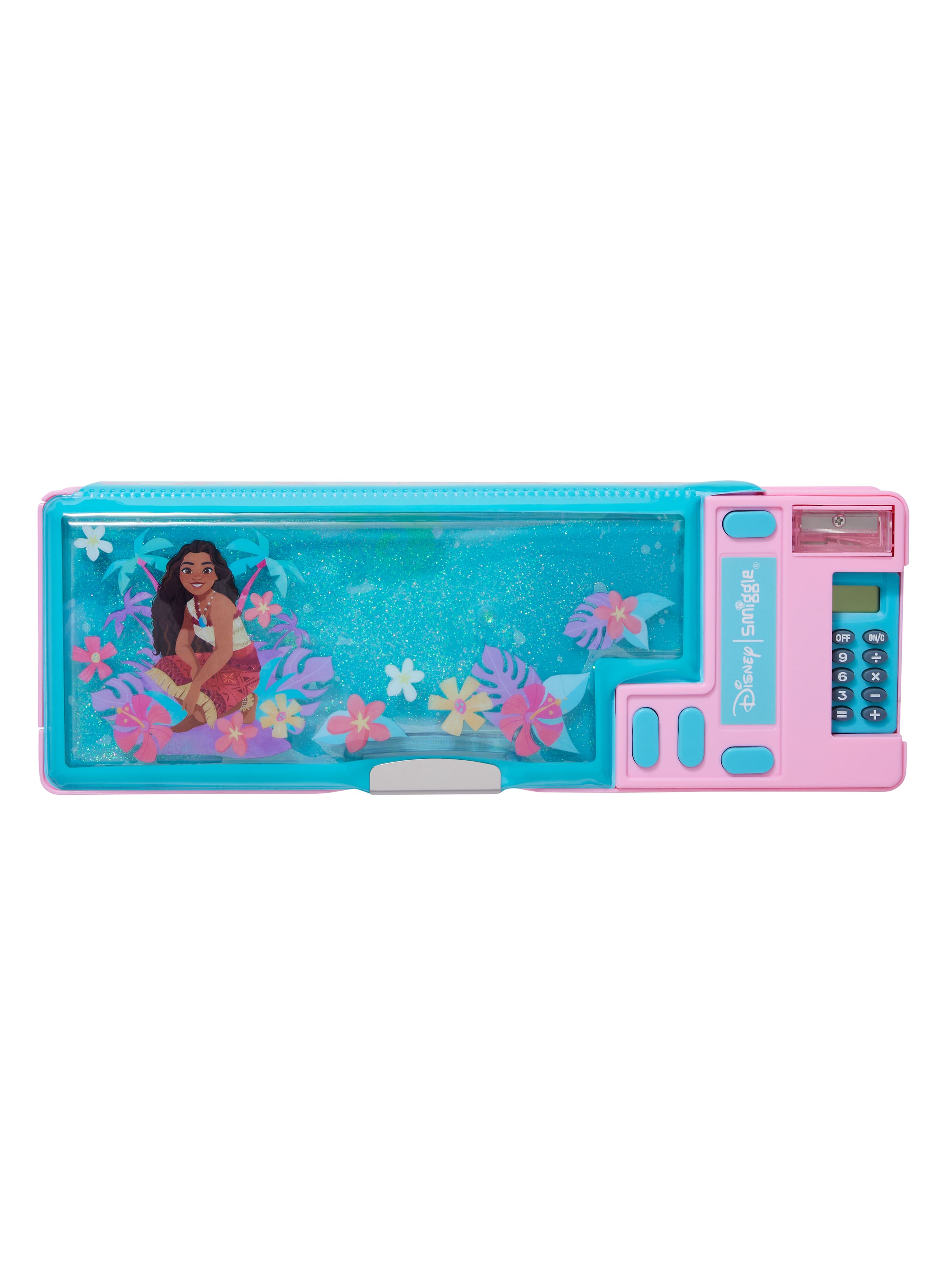 Smiggle - Moana Pencil Case with Calculator and Automatic Mechanism