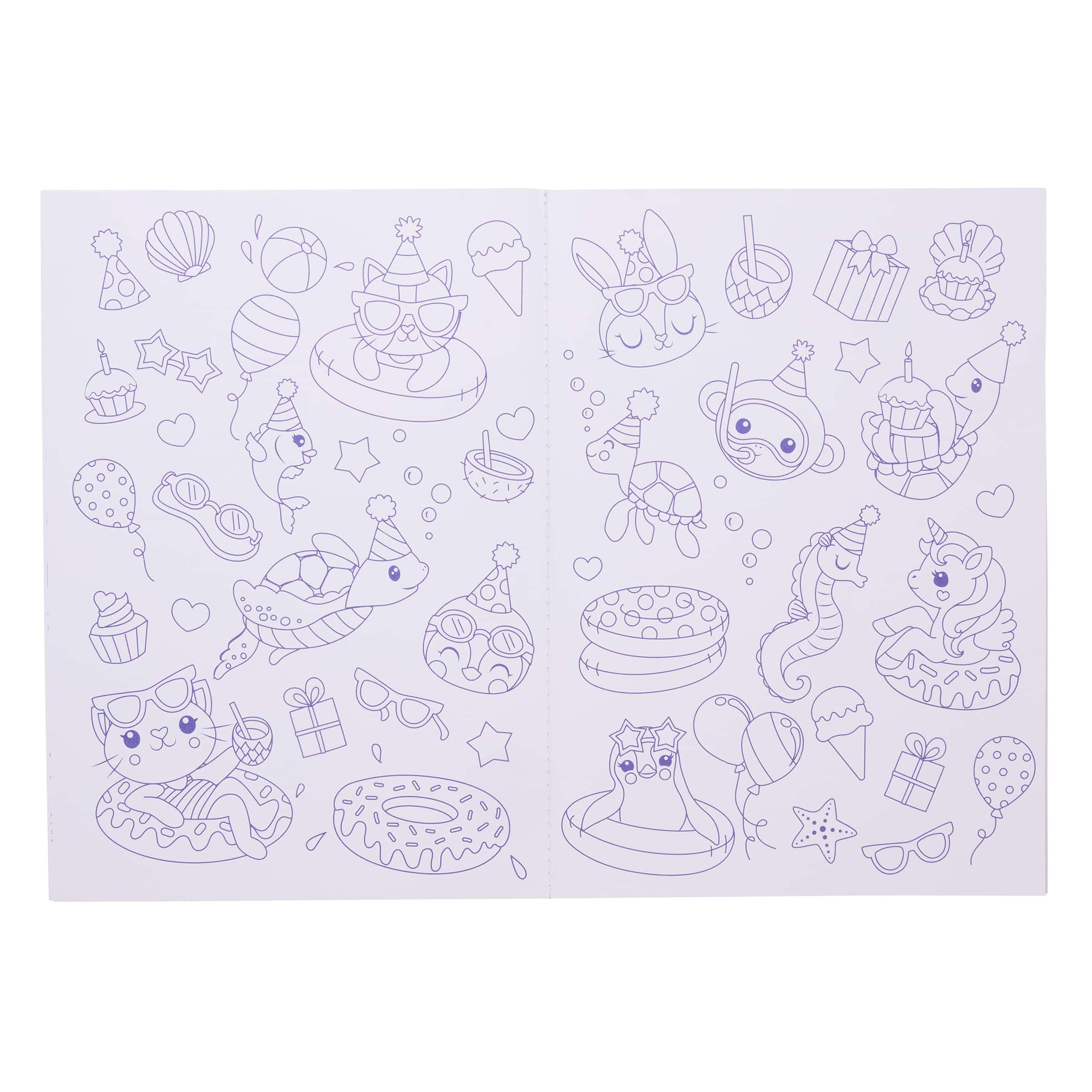 Smiggle - Partideki Dostlarımla Boyama Kitabım - Dinossi