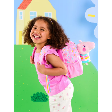 Smiggle - Peppa Pig Removable Toy Nursery School Backpack