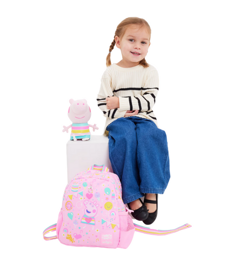 Smiggle - Peppa Pig Removable Toy Nursery School Backpack