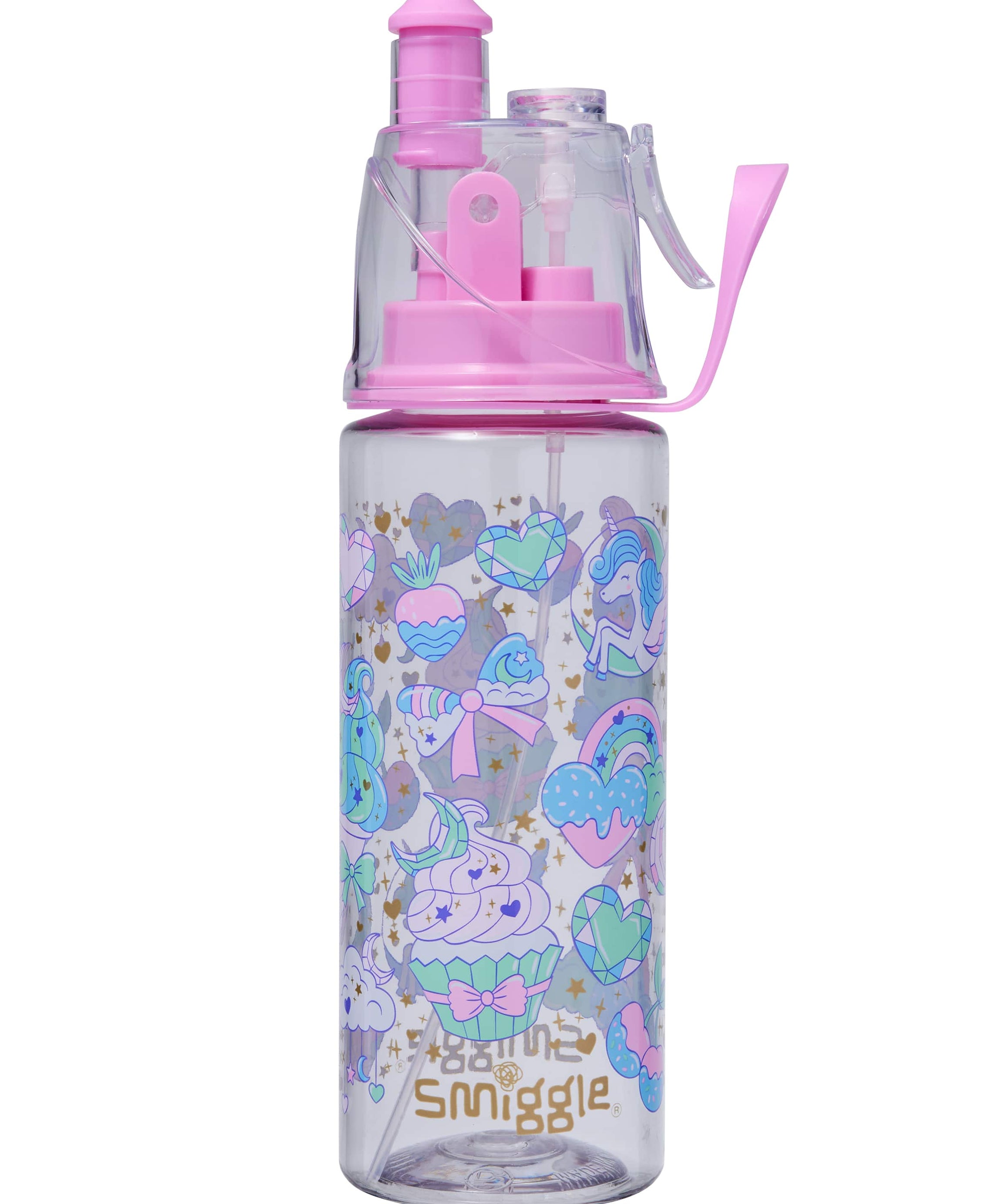 Smiggle - Radiant Water Spray 560ML BPA-free Water Bottle
