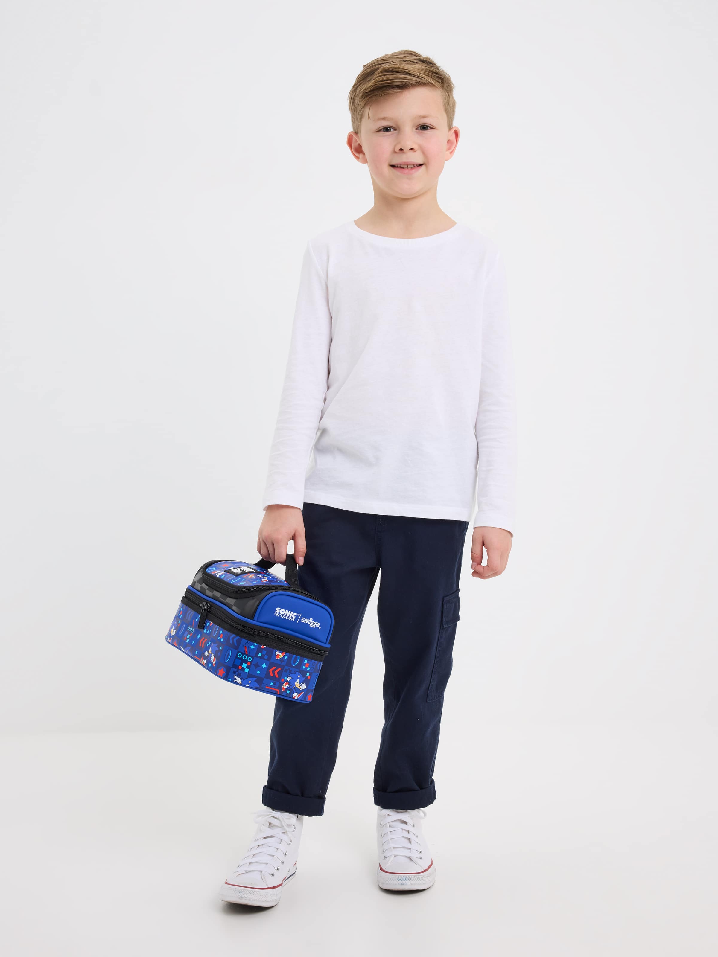 Smiggle - Sonic Double Layer Lunch Bag