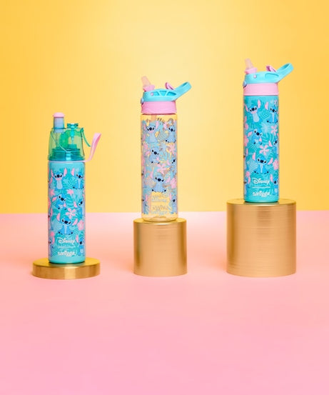 Smiggle - Stitch 650ML Automatic Straw BPA-Free Water Bottle