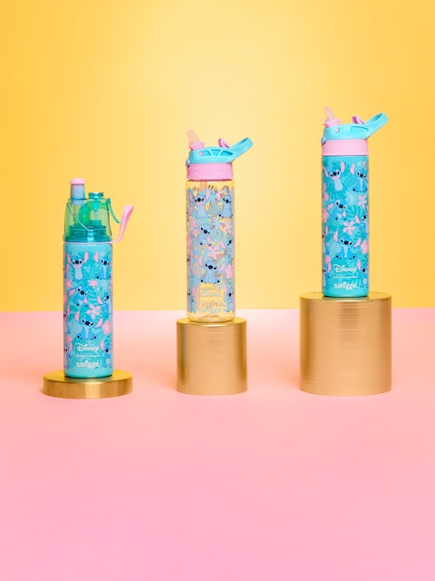 Smiggle - Stitch 650ML Automatic Straw BPA-Free Water Bottle