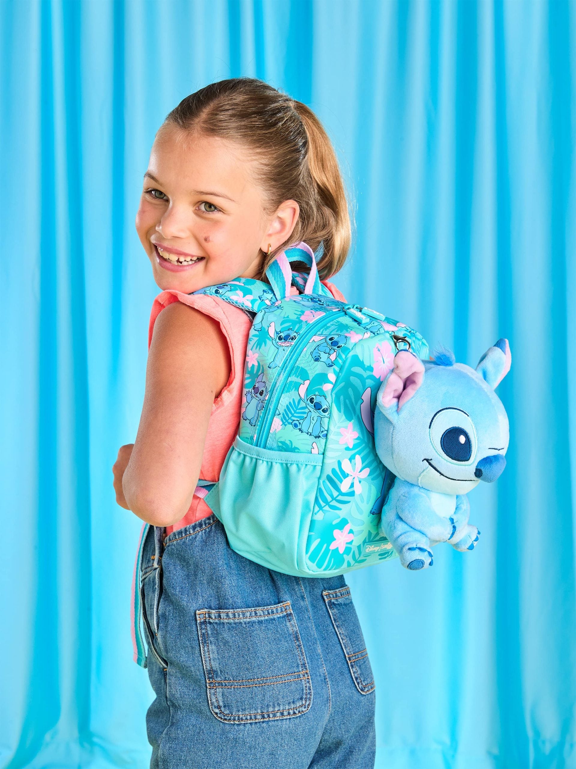 Smiggle - Stitch Removable Toy Preschool School Backpack