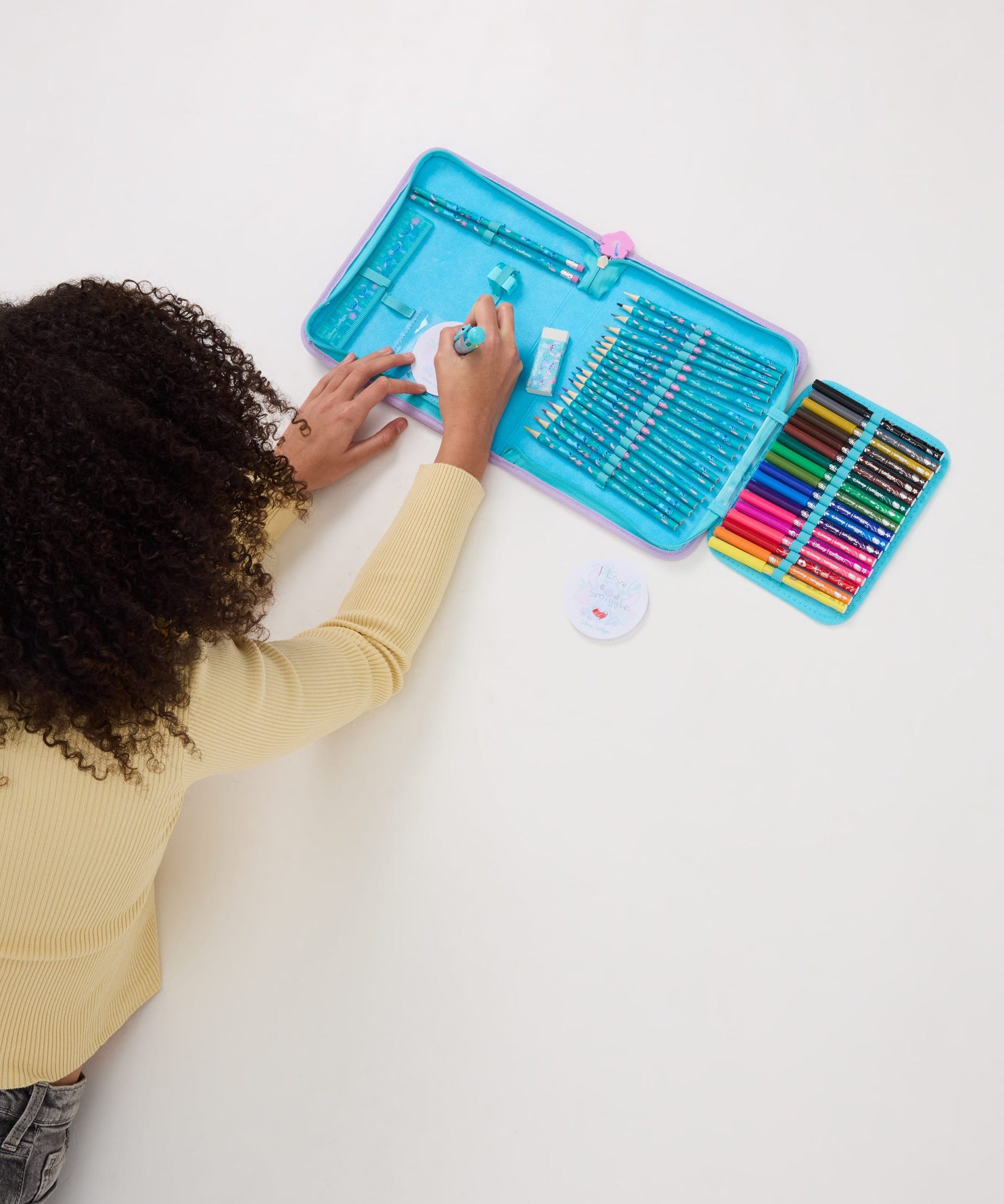 Smiggle - Stitch Stationery Set and Pencil Case