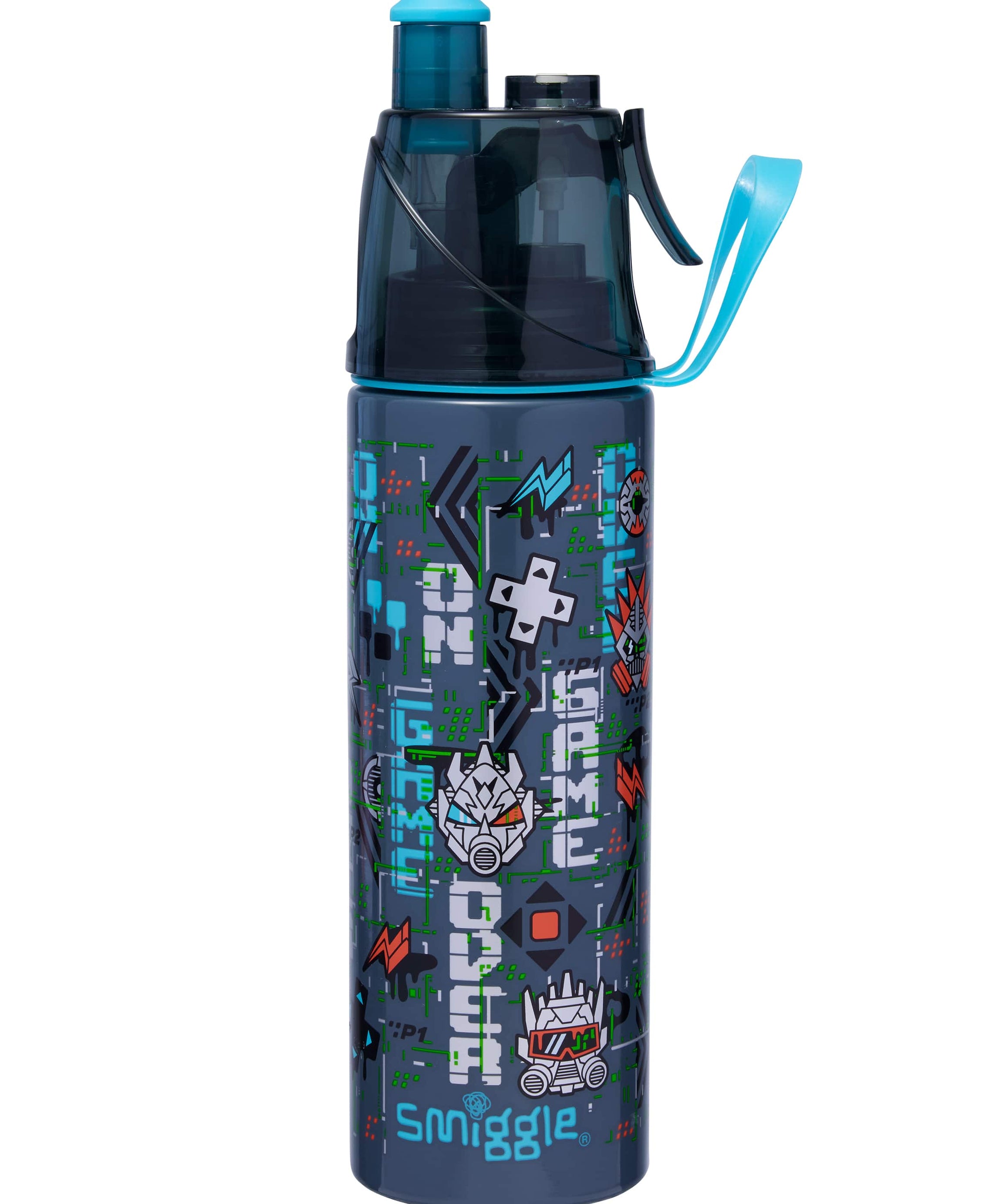 Smiggle - Trailblazer Water Spray 500ML Steel Bottle